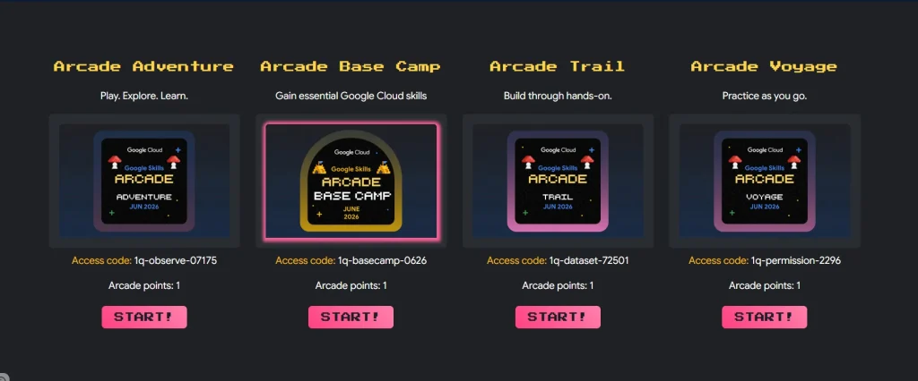 google arcade